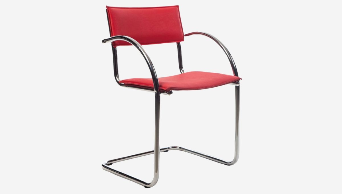 75. Sillón Acompañante Julieta Negro/Blanco