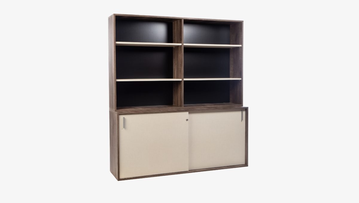 39. Biblioteca puertas corredizas